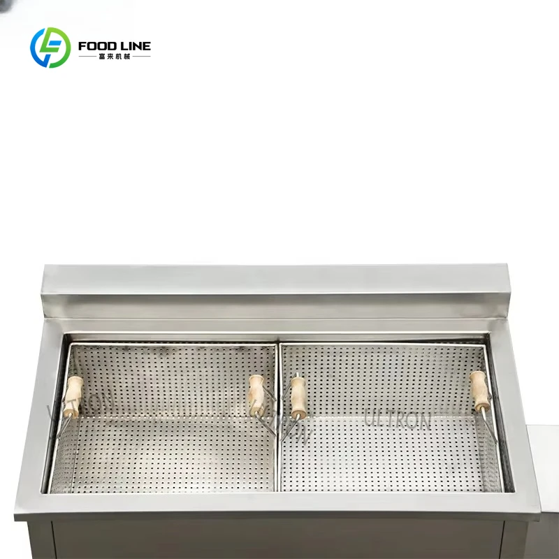 Professional Commercial Chicken French Fries Deep Frying Machine Industrial Gas Fryer