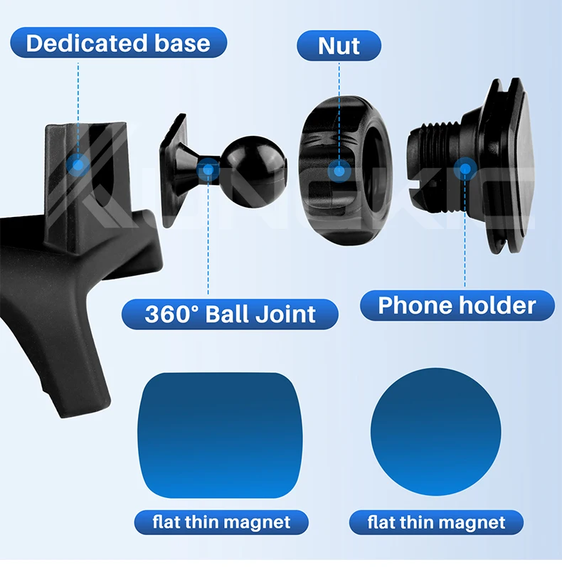 Auto Magnet Schwerkraft Telefon Halter Für Subaru Crosstrek Impreza 2024 2025 Levorg WRX 2022-2024 2025 Mobile Telefon stehen Halterung – Detail 4