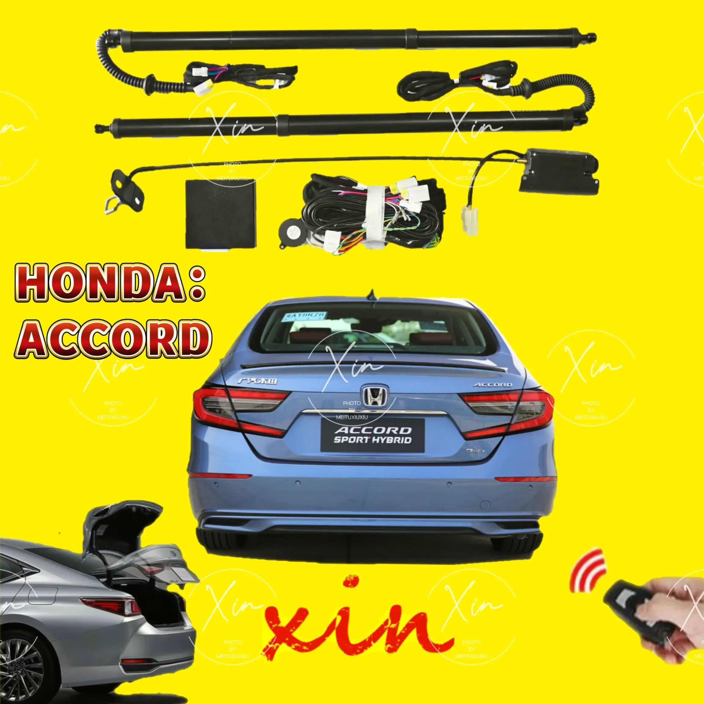 

Подъемник для багажника HONDA ACCORD для электрической задней двери, автоматическое открытие, дрейфующий привод, комплект питания, ножной датчик