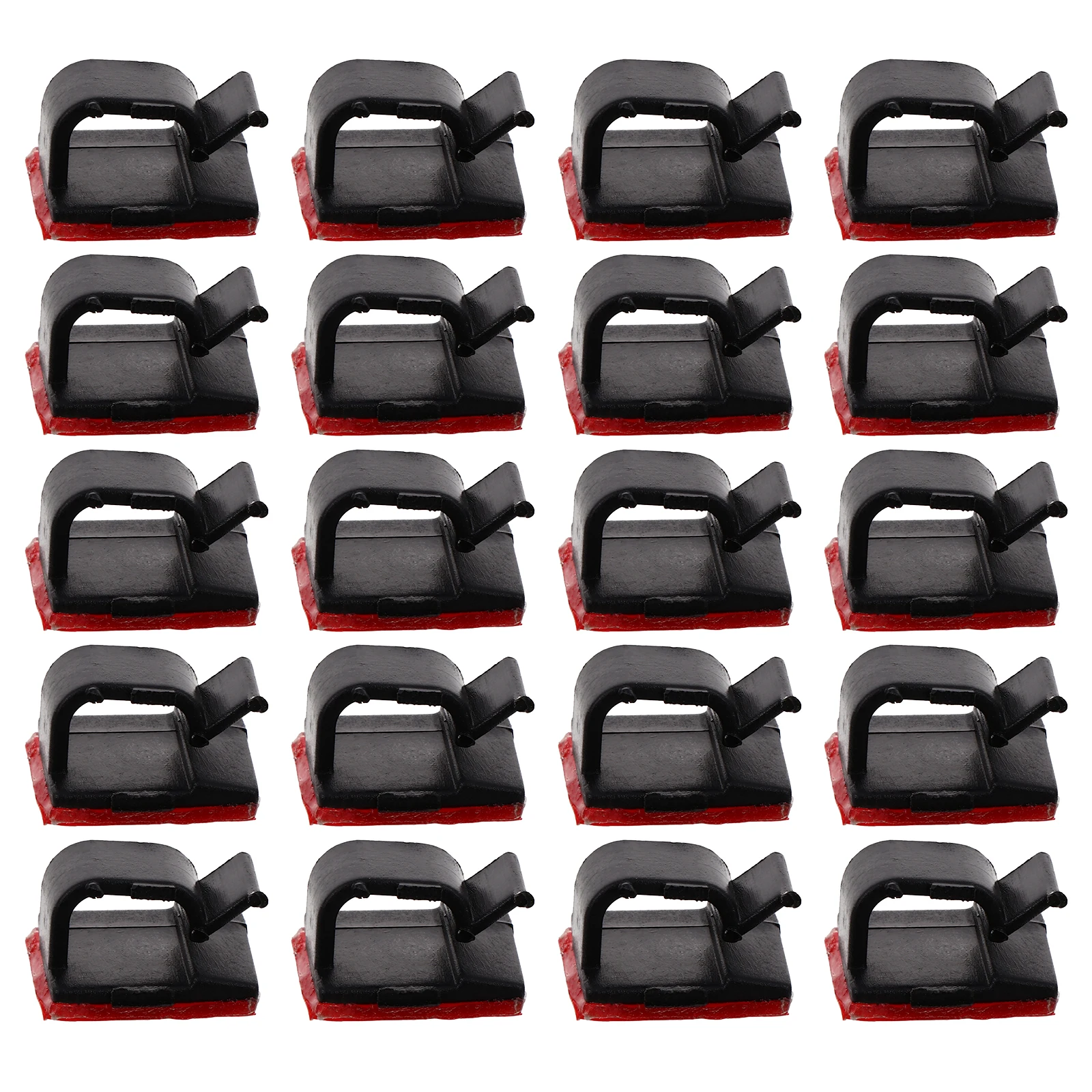 

20Pcs Self-Adhesive Cable Clips Wire Organizer Cord Holder for Office Home Cable Management Self-Adhesive Cord Clips