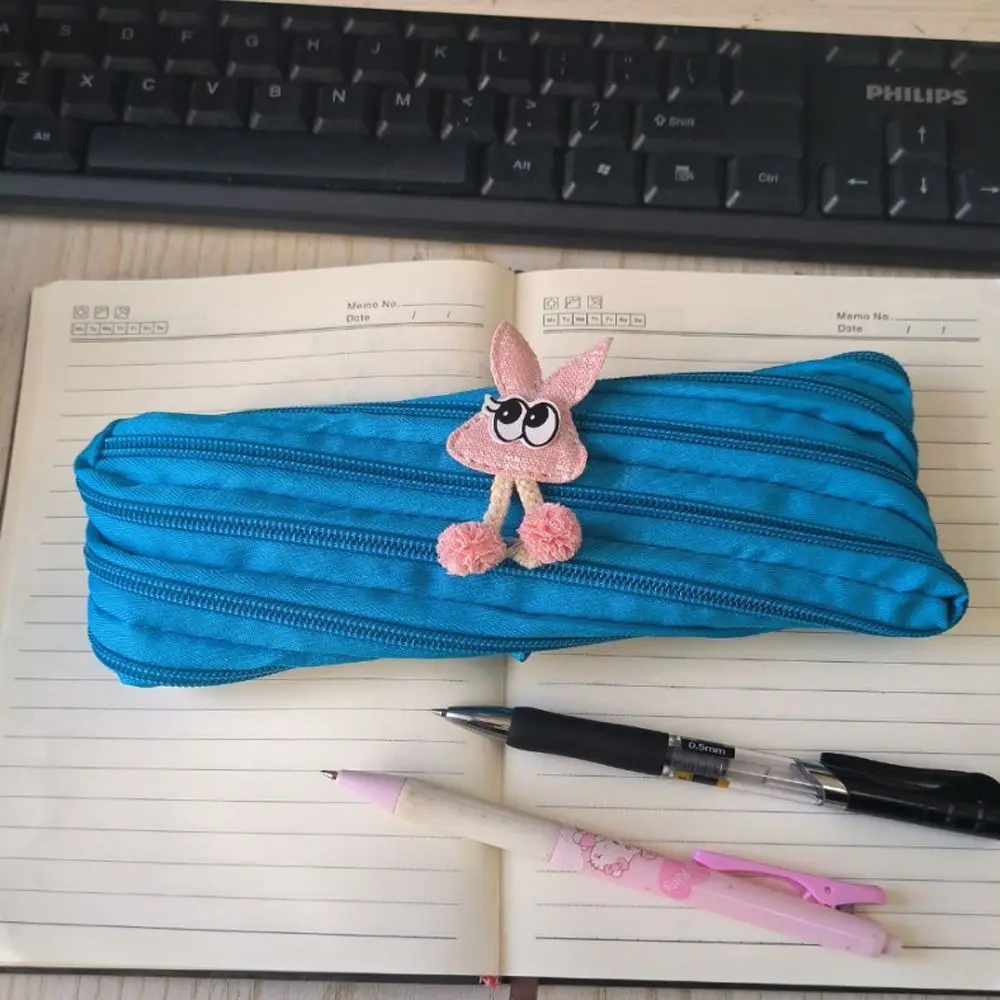 New Kawaii Cute Pencil Bag Storage Bag Pencil Package Multi-function Pencil Pen Stationery Bag School Supply Stationery Creative