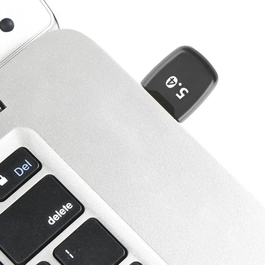 

USB-адаптер Bluetooth 5.4, совместимый с аудиопередатчиком и приемником, беспроводной BT5.4 донгл без драйверов для ПК и ноутбуков