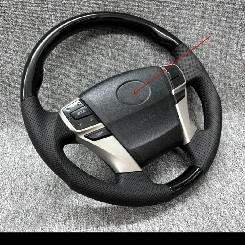 Logotipo de Volante de Carro em ABS Prata 65mmx45mm 11 Pinos, Acessório DIY Flexível para Volante de Carro
