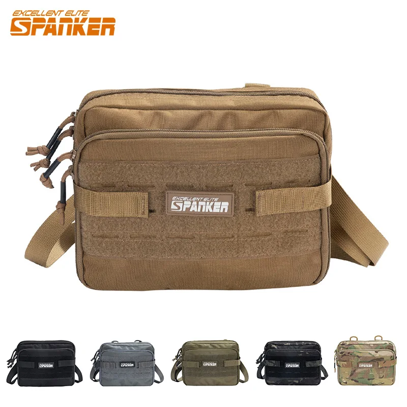 Tactical Hang Bag Molle 500D Tool Pouch Shooting Pistol Storage Pack Hunting Accessories Tools Sling Bag  Hiking Camping