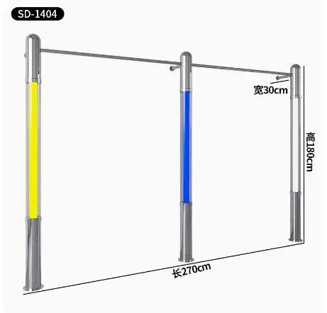 

Men's shelf display rack floor type multifunctional combination rack stainless steel silver display rack