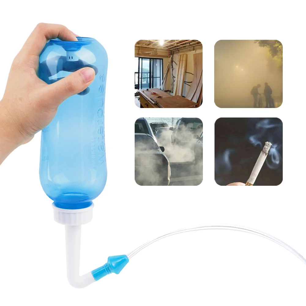 300/ 500ML Nose Wash System Sinus Allergies Relief Nasal Pressure Rinse Neti Pot Nose Trimmer Adults Children Nasal Wash Cleaner