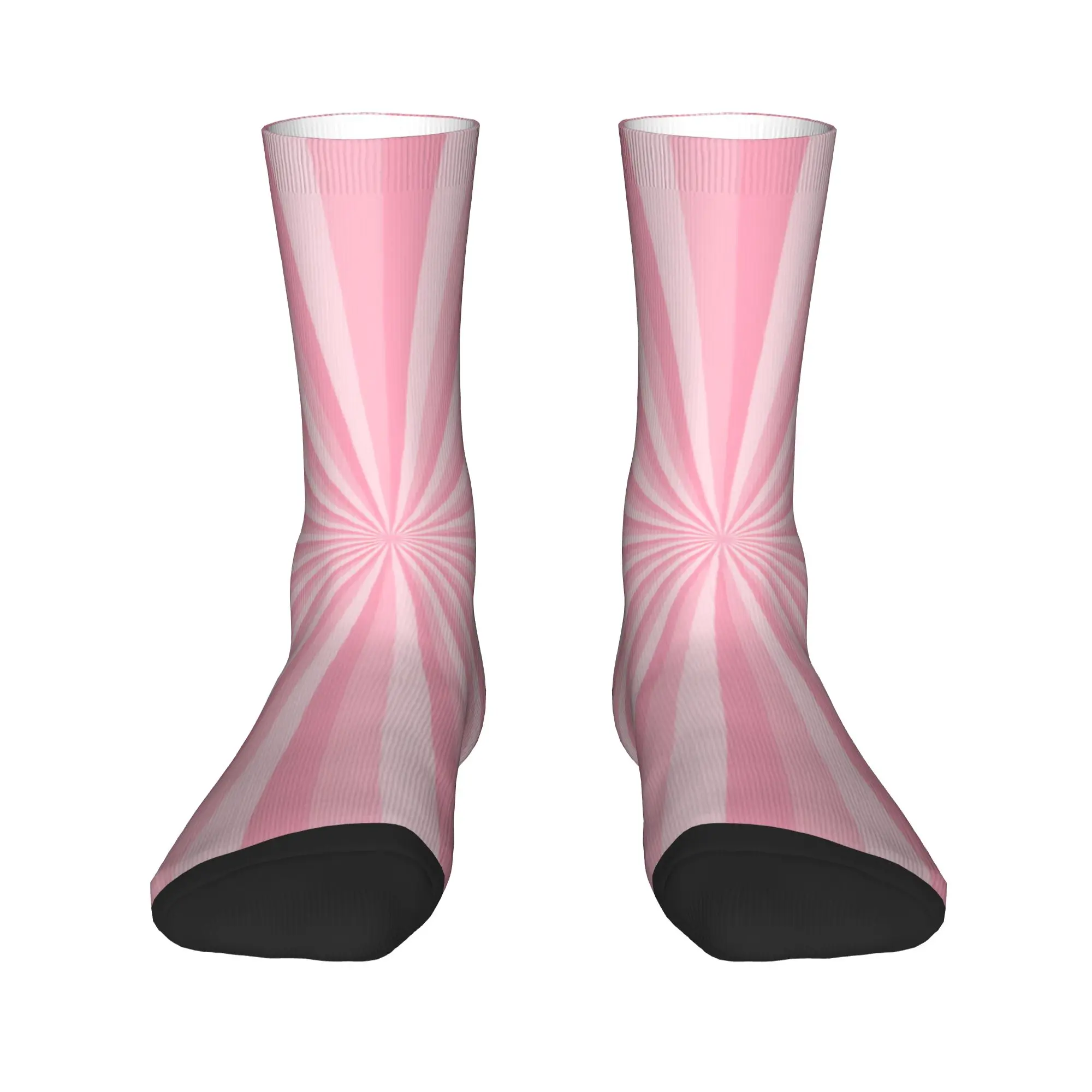 Abstract Swirl Disorder Stockings Adults Men  Socks Breathable Funny Socks Autumn Cycling Non-Slip Design Socks Gift