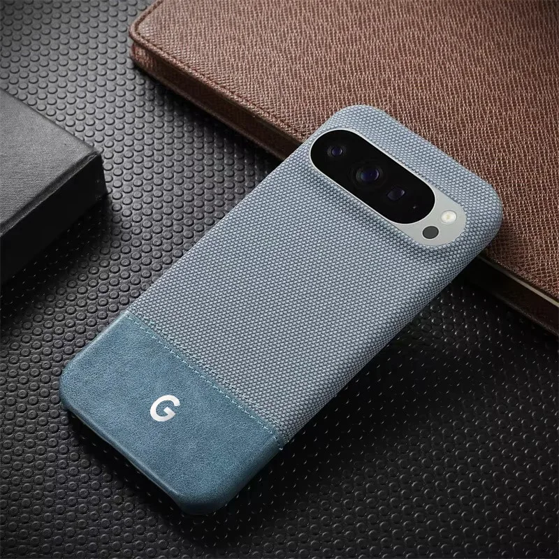 Coque de téléphone de luxe en cuir PU, Texture d'épissure, étui de protection Anti-choc pour Google Pixel 10 9 8 Pro XL 8a