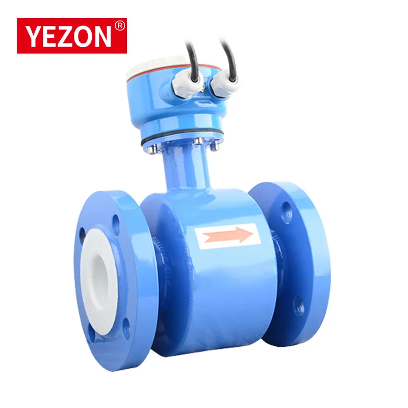 

RS485 Water Food Grade Flowmeter Electronic Flow Meter Industrial Intelligent Sewage Water Magnetic Electromagnetic Flowmeter