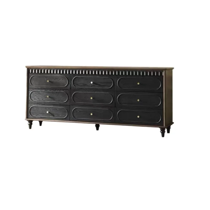 

Французско-американский комод, тумбы для гостиной и спальни, массив дерева, ретро