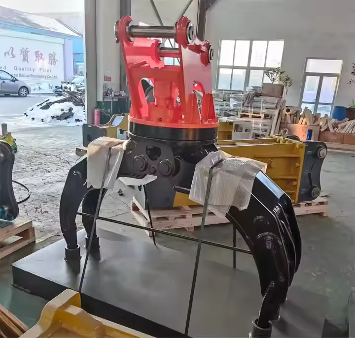 

16 Ton Digger Log Grapple Hydraulic Wood Grabber for Excavator Scrap Handling Equipment Log Wood Crane Grab Excavator Loading