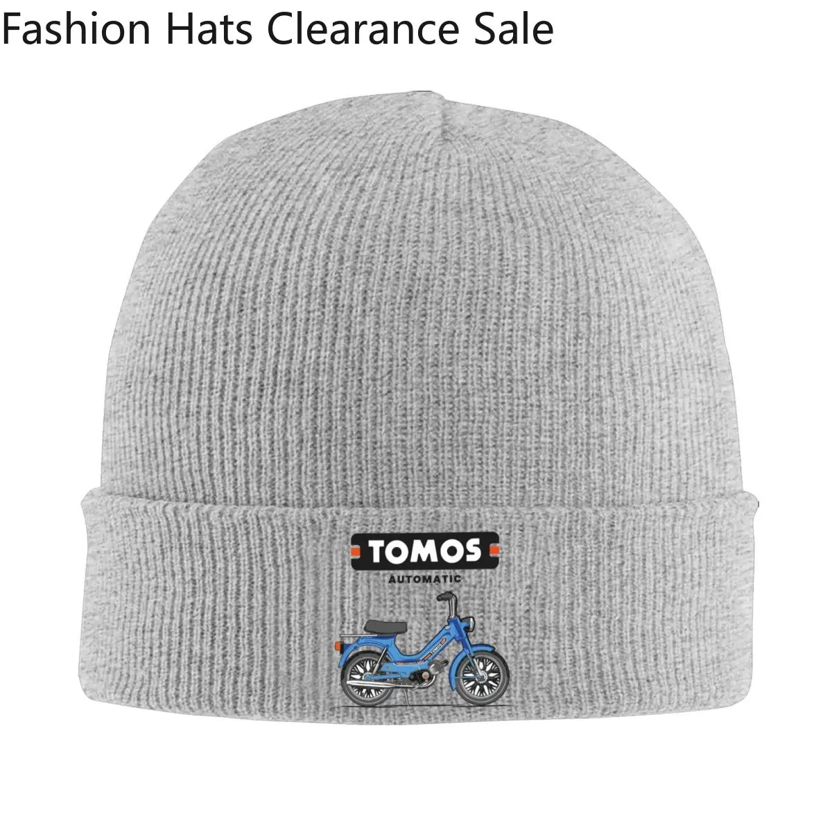 Tomos Automatic - Blue Warm Knitted Cap Hip Hop Bonnet Hat Autumn Winter Outdoor Beanies Hats for Men Women Adult