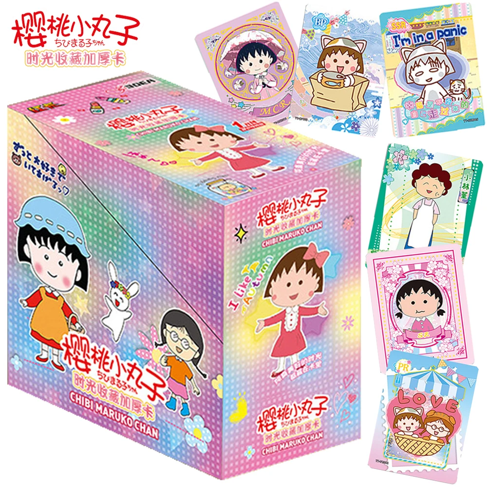 Original Chibi Maruko-chan Card For Children Funny Classic Japanese Comedy Anime Rare Limited Game Collection Card Table Gifts