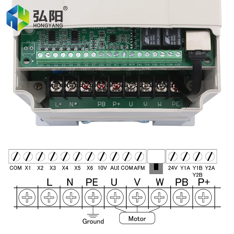 Imagem -04 - Melhor 5.5kw Vfd Inversor 380v Unidade de Freqüência Variável 3ph Saída do Inversor do Vetor do Motor para o Controle de Velocidade do Eixo do Roteador Cnc