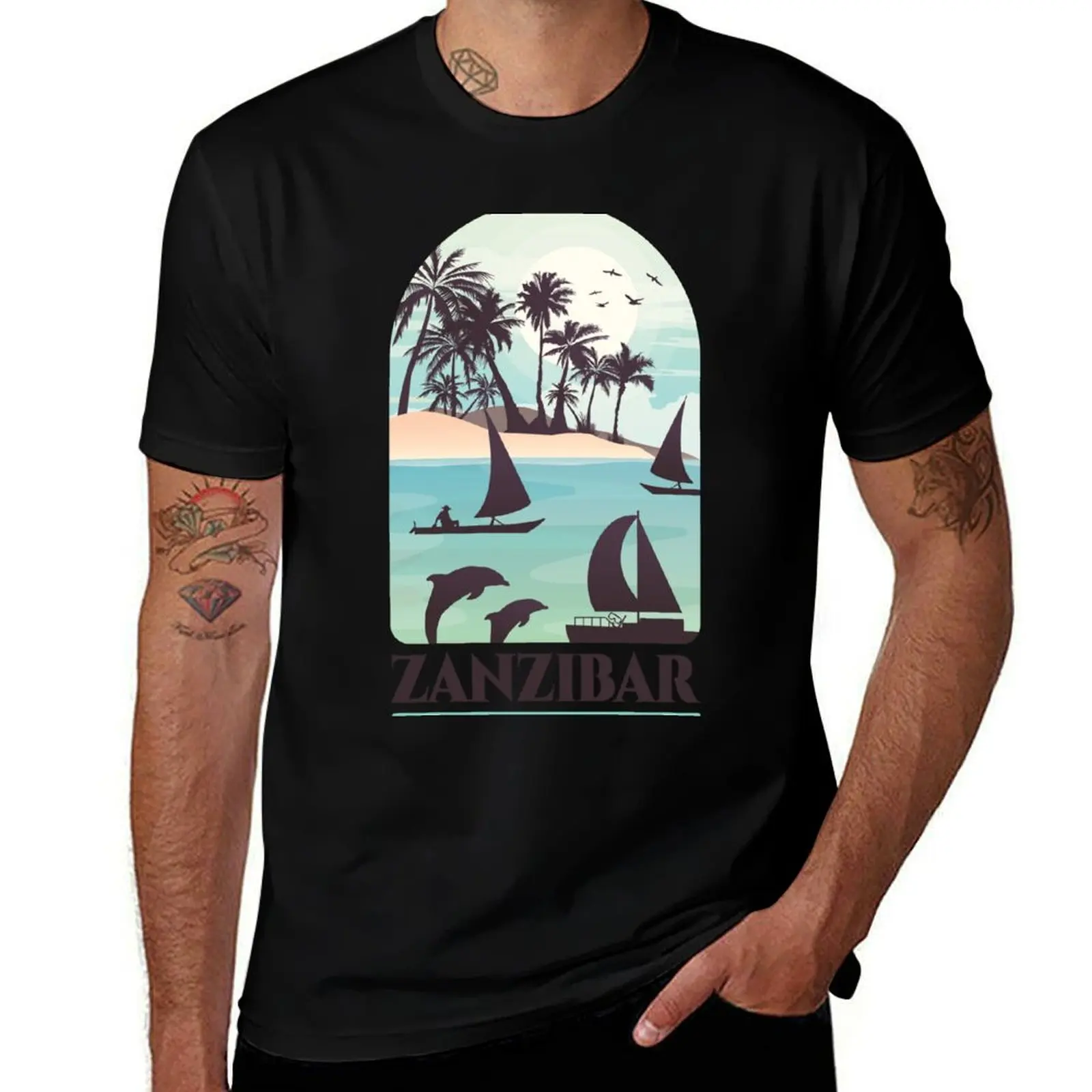 

ZANZIBAR ISLAND T-Shirt t shirts for man graphic tees t shirts with prints T-Shirt