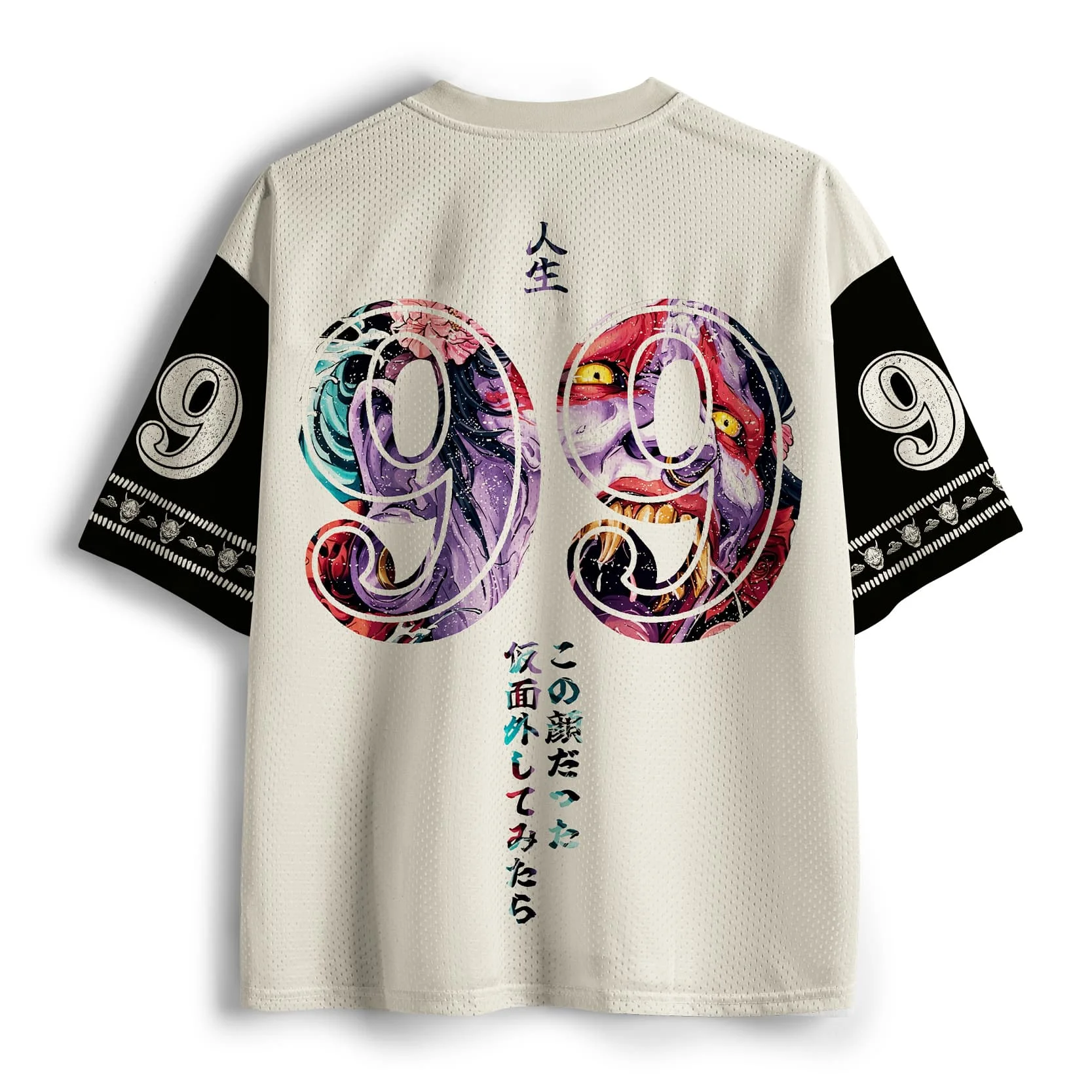 2026 new unisex mesh T-shirt V-neck lightweight breathable polyester mesh retro nostalgic printed casual sportswear