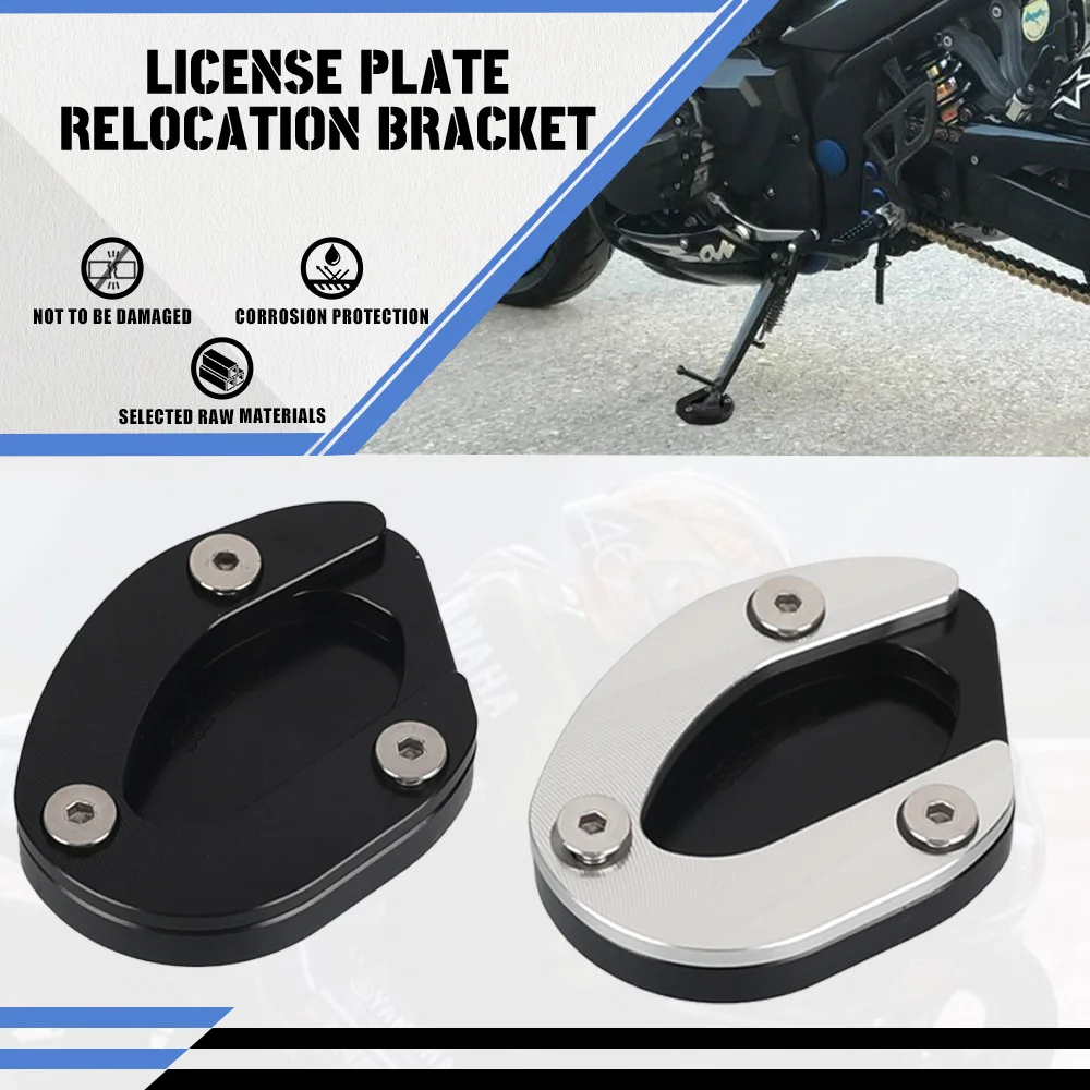

Motorcycle Kickstand Extension Foot Side Stand Pad Plate For MV Agusta Dragster Rivale 800 2014 2015 2016 2017 2018 Accessories