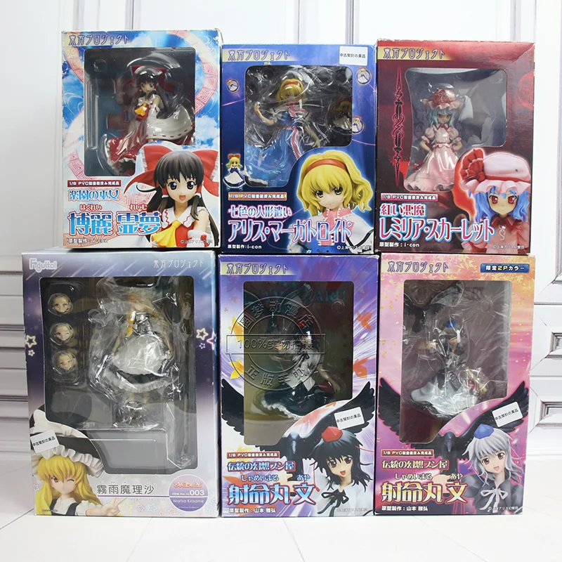 

Touhou Project Action Figure Aya Shameimaru Marisa Kirisame Delicate Lovely Model Desktop Ornament Toys