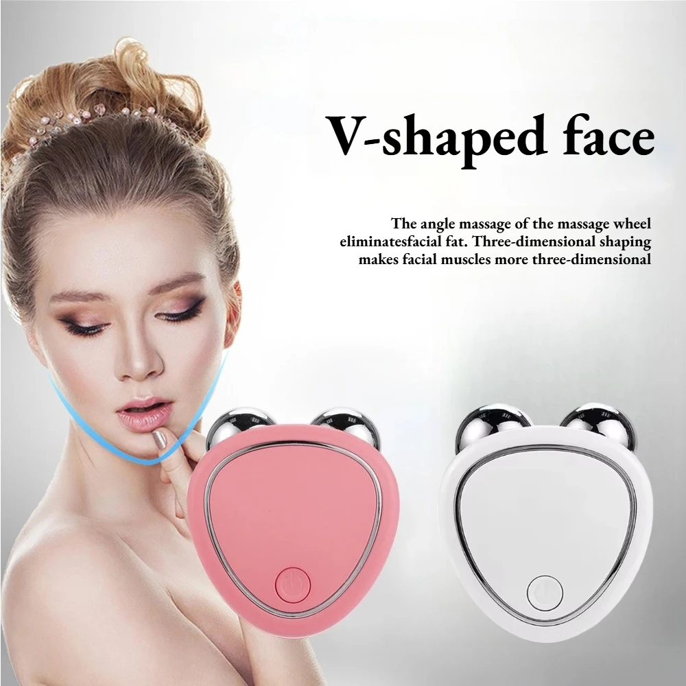 1pc マイクロカレントフェイシャルリフティングマシン - 肌の引き締め、しわ防止、家庭用、若返り美容充電デバイス