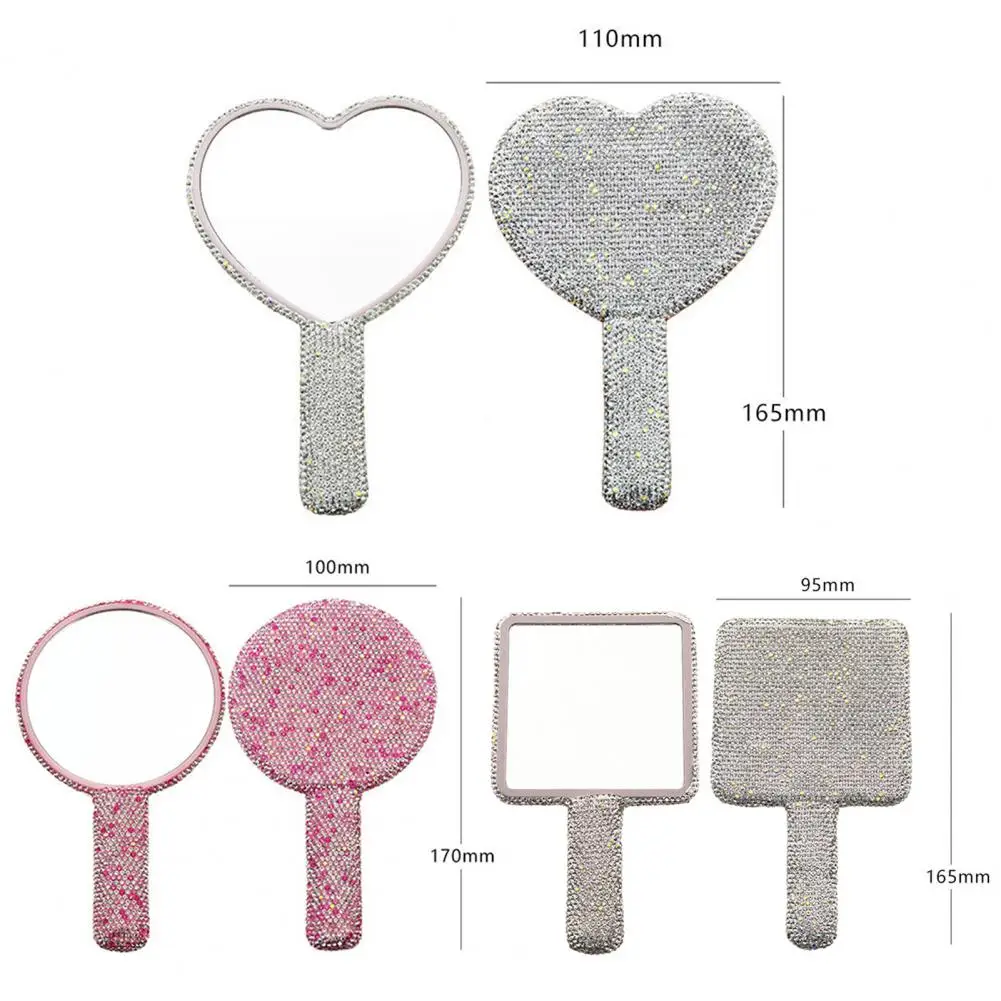 Vanity Mirror Reusable Travel Mini Cosmetic Mirror Easy to Carry Portable Handheld Makeup Mirror Travel Accessories