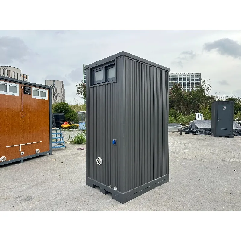 Deluxe Mobile Toilet Restroom Cabin Single Room for Events Worksites Public Parks Camping RV Areas Comfort Site Use