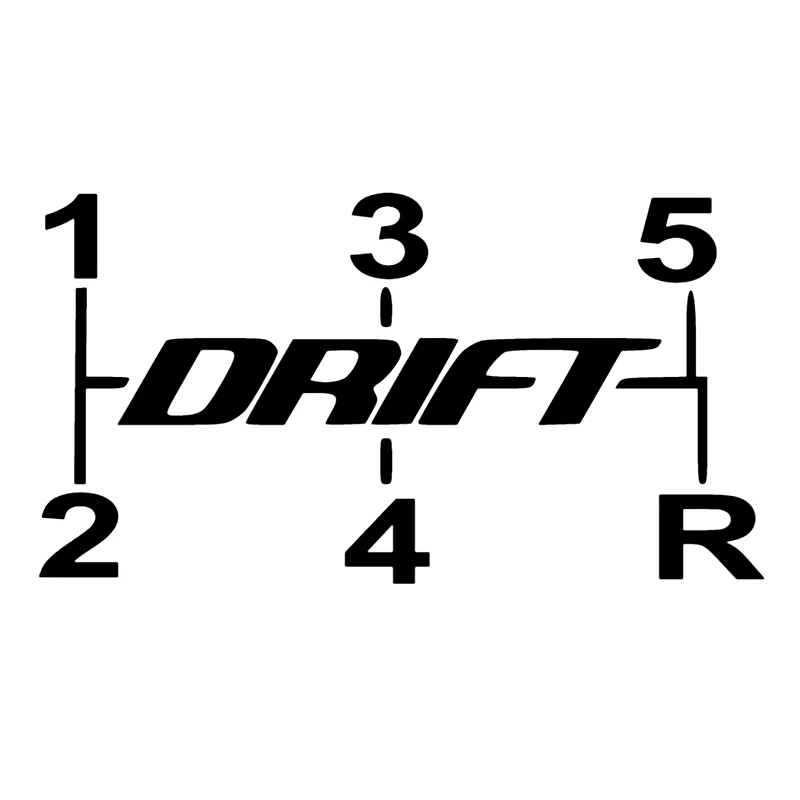 40400# Die-Cut Vinyl Decal Drift Gearbox Car Sticker Waterproof Auto Decors on Car Body Bumper Rear Window