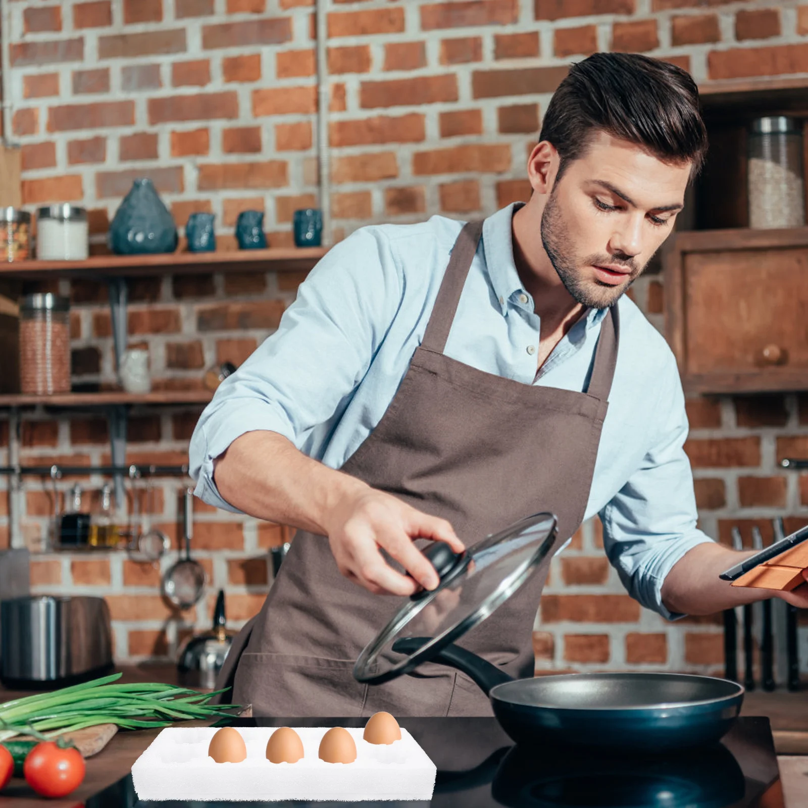

Creative Egg Storage Tray 2 Pack Foam Shock-proof Box for Quail Chicken Eggs Empty Holder Safe Carton Home Kitchen Use