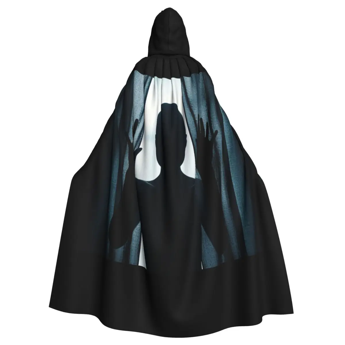 

Dark Cloak Featuring Haunting Hands for Halloween Parties Unisex Adult Cloak with Hood Long Witch Costume Cosplay