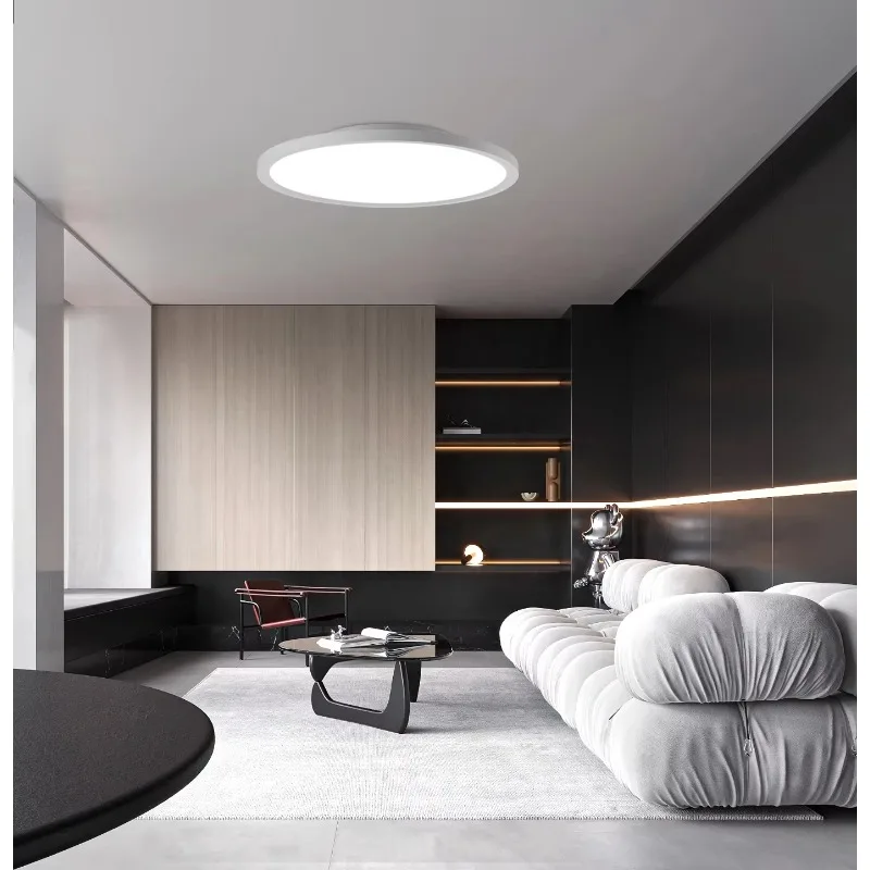 Ultra Thin Led Ceiling Light Indoor Lighting Modern Round Flush Mount Ceiling Lamp for Home Ceiling Living Room 30W 40W 50W 60W