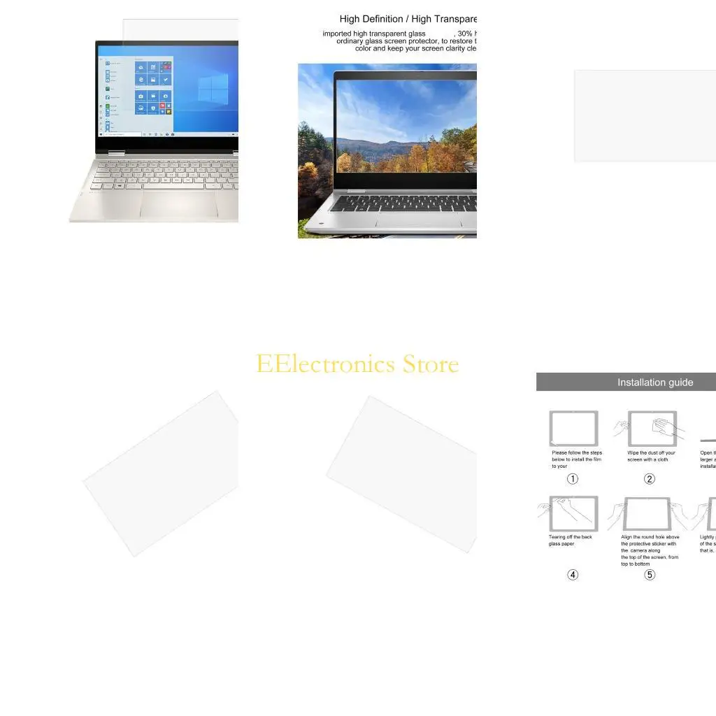 B03C 14Inch Laptop Screen Guard 9H Hardness Tempered Glass Film For Pavilion Enhances Viewing