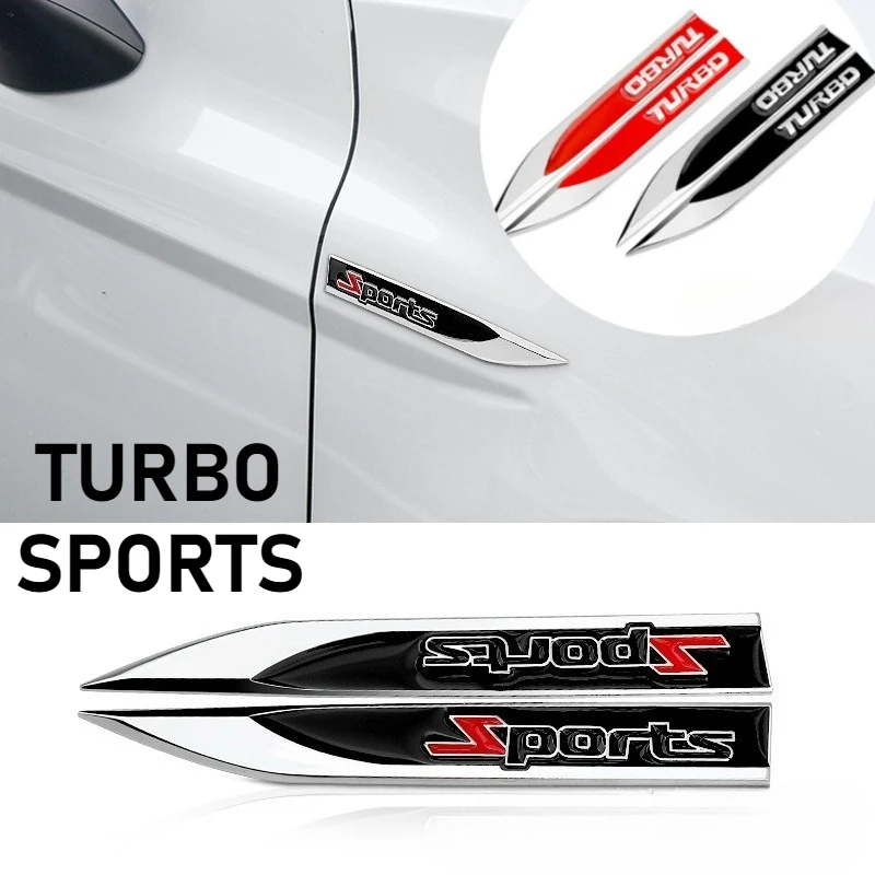 

2Pcs Metal Body Side Fender 3D Badge TURBO Sticker for Volkswagen Golf 2 3 4 5 6 7 GTI MK2 MK3 MK4 MK5 MK6 MK7 MK8 Accessories