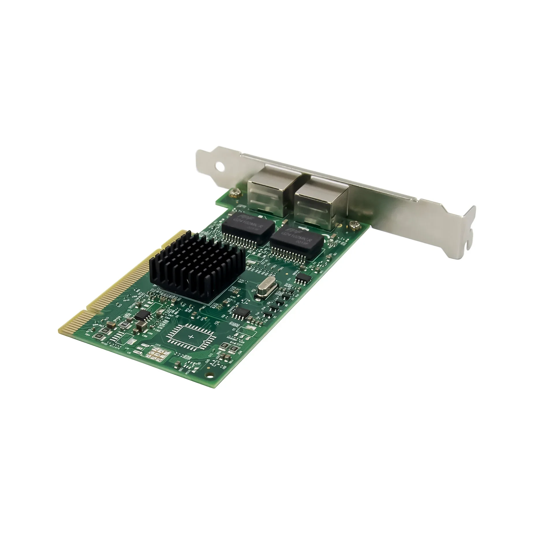 محول شبكة خادم PCI ثنائي RJ45 بمنفذ جيجابت 10/100/1000 ميجابت في الثانية مع بطاقة شبكة Intel 82546 NIC