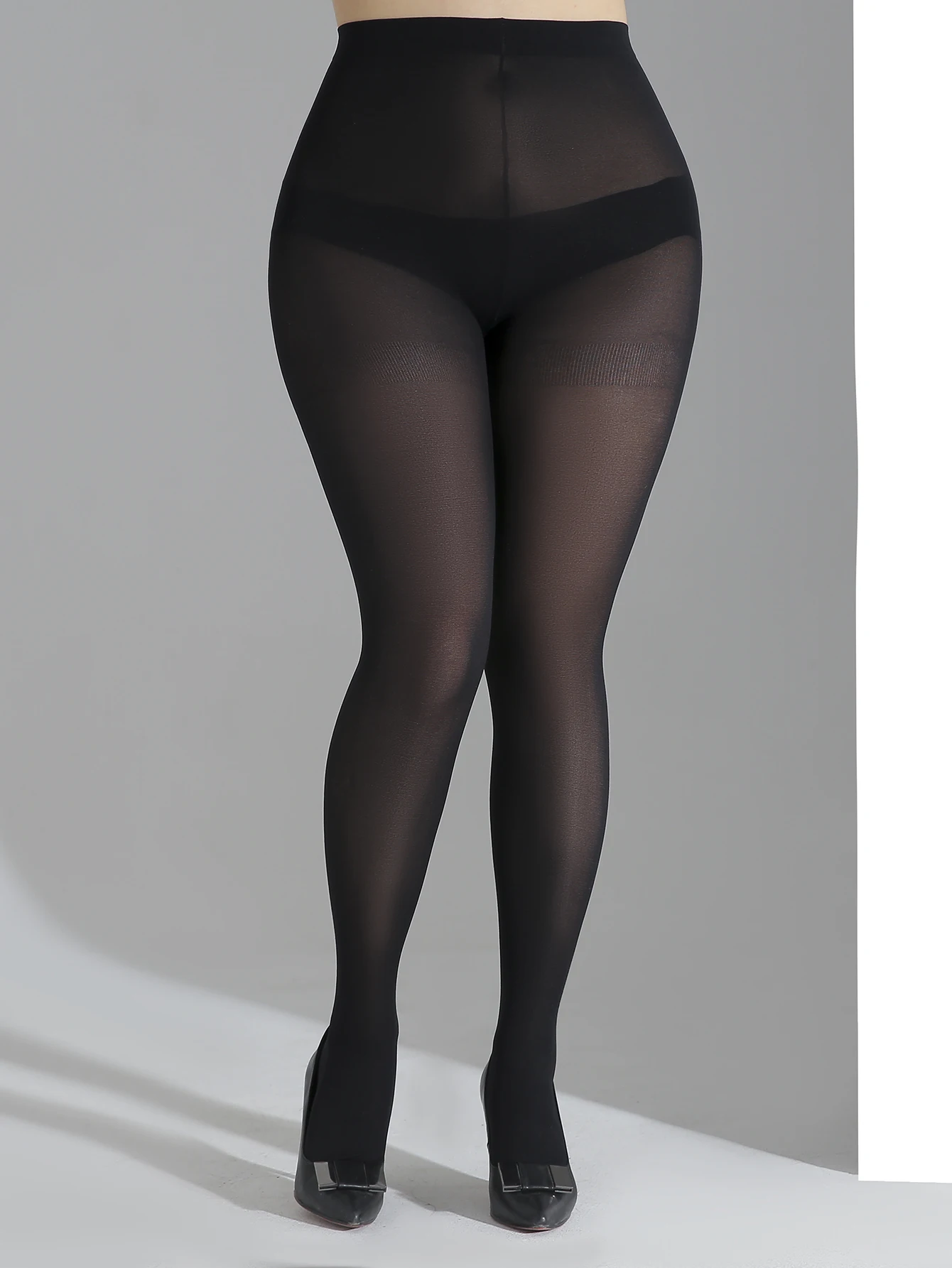 Collants Classiques Super artificiel astiques pour Femme, Bas Sexy, Peau, Grande Taille, 2 Ensembles