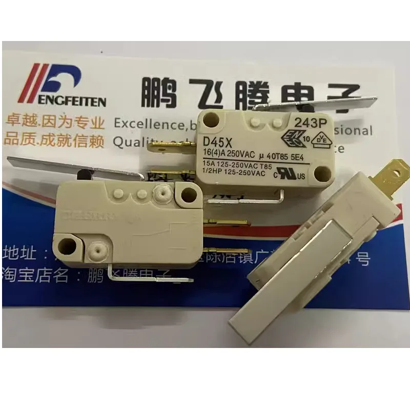 1 szt. Niemiecki CHERRY D45X mały reset drążka wahadłowego z długim uchwytem resetowanie skoku mikroprzełącznik krańcowy 16A250V