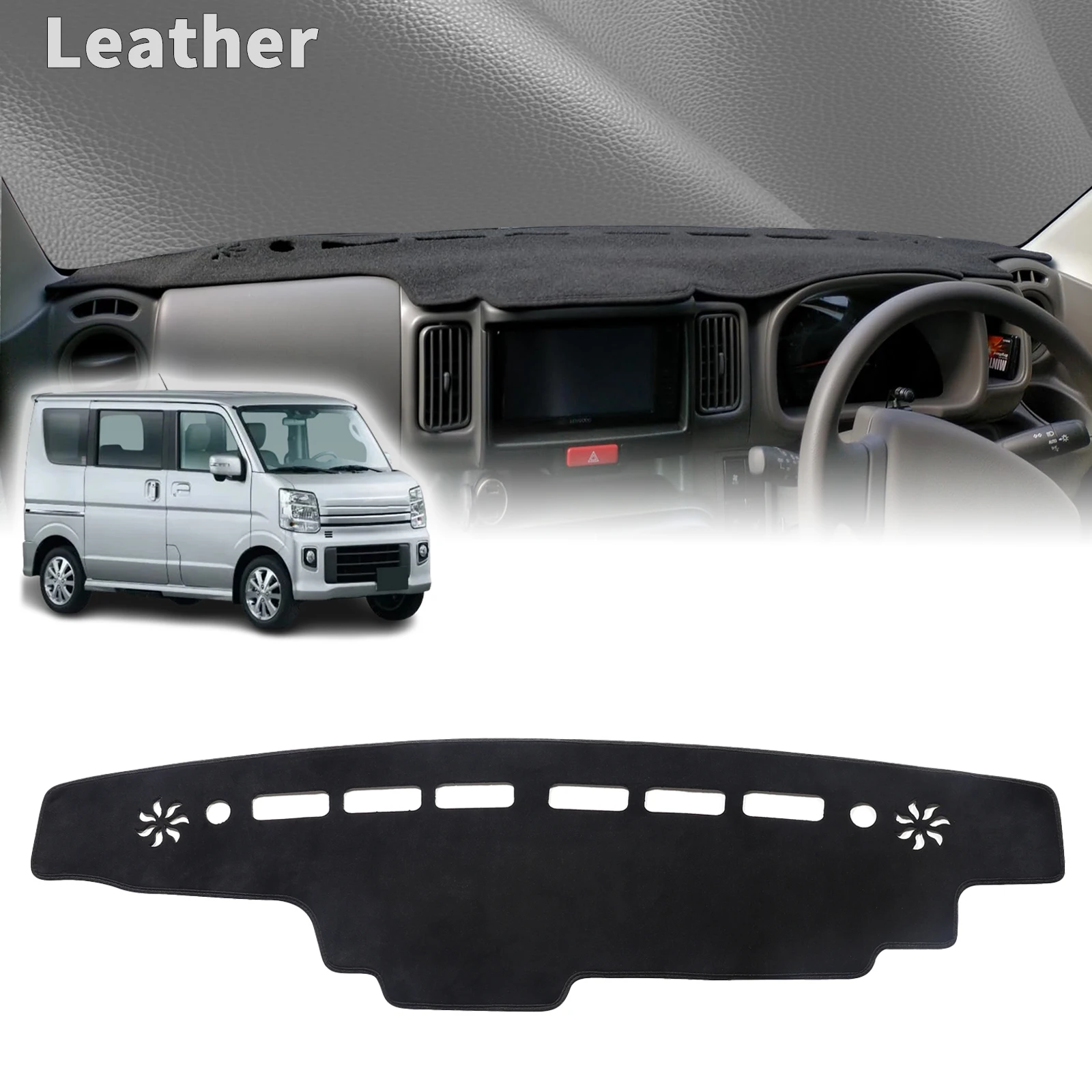 

for Suzuki Every Microvan DA17V DA17W Car Dashboard Cover Dashmat Non‑Slip Protective Dash Mat Pad Auto Accessories