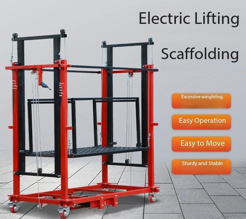 Elektrische Gerüstliftplattform mit mobiler Fernbedienung