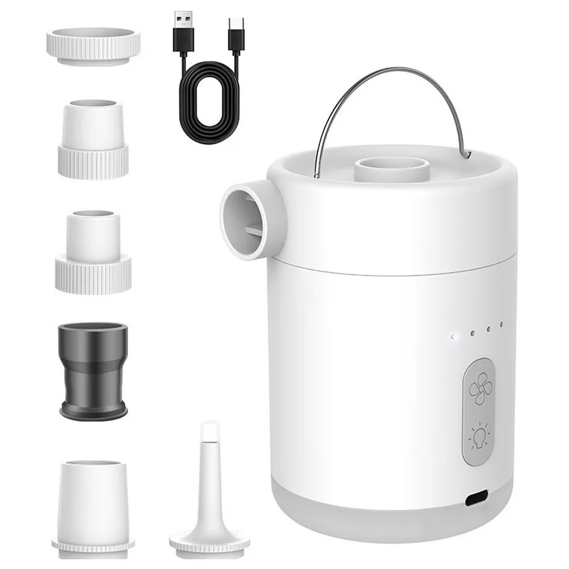 워터베드, 수영장 장난감 등 다양한 품목을 팽창시키는 무선 공기 펌프 작고 휴대가 간편하며 어디든 갈 수 있습니다.