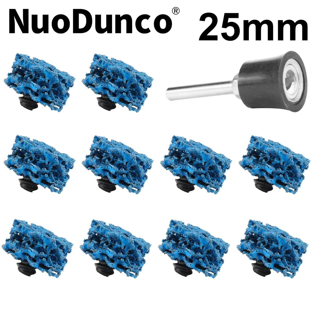 25mm Quick Change Easy Strip Discs Clean Grinding Wheels with Disc Pad Holder for Paint and Rust Remover Stripper