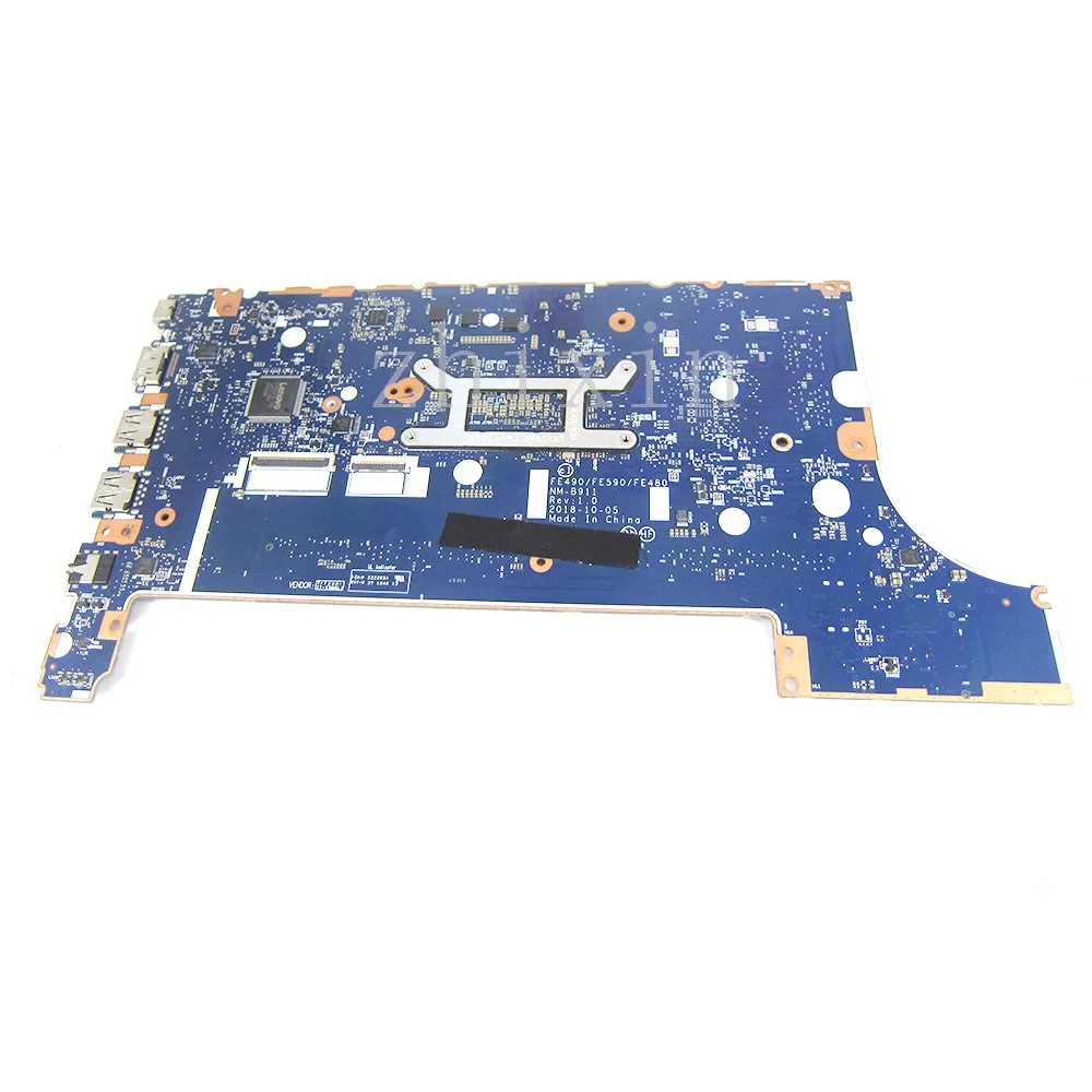 Imagem -03 - Placa-mãe do Portátil para Lenovo E490 E590 I58265u Cpu Fe490 Fee590 Fe480 Nm-b911 02dl805 02dl777 Placa-mãe Completa Testada