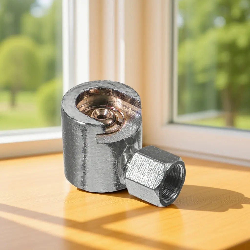 

Grease Fitting Replacement Button Head Cap Iron Metal Coupler Easy Install Leak-Proof Lubrication Adapter Hydraulic Tools