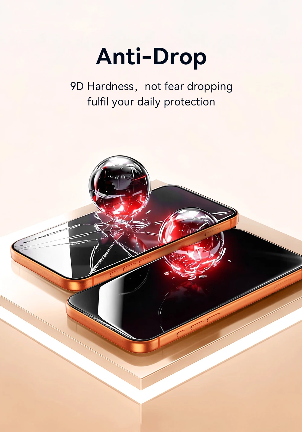Joyroom 3/2/1 Stück Glas für iPhone 18 17 ProMax Displayschutzfolie Vollbild Staubfreies HD Panzerglas für iPhone 17 16 Pro Max – Detail 6