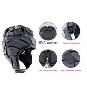 10/5/3/1pcs Protective Rugby Helmet Comfortable and breathable fabric can reduce impact and pressure, suitable for some collision