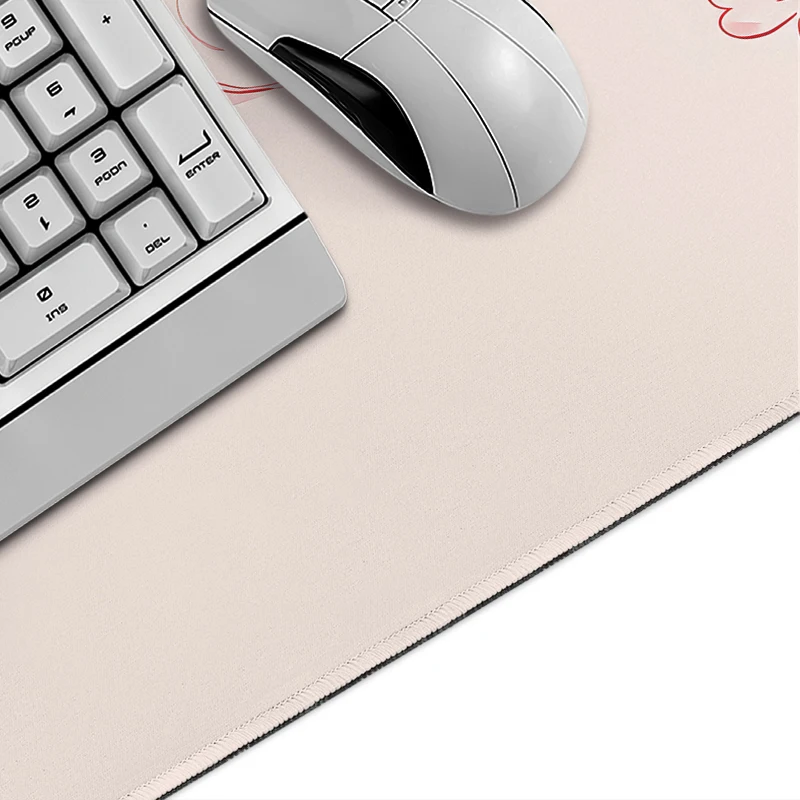 Pink Line Art Cat Mouse Pad Gaming XL Large New Custom Mousepad XXL Desk Mats Carpet Office Laptop Mice Pad Table Mat