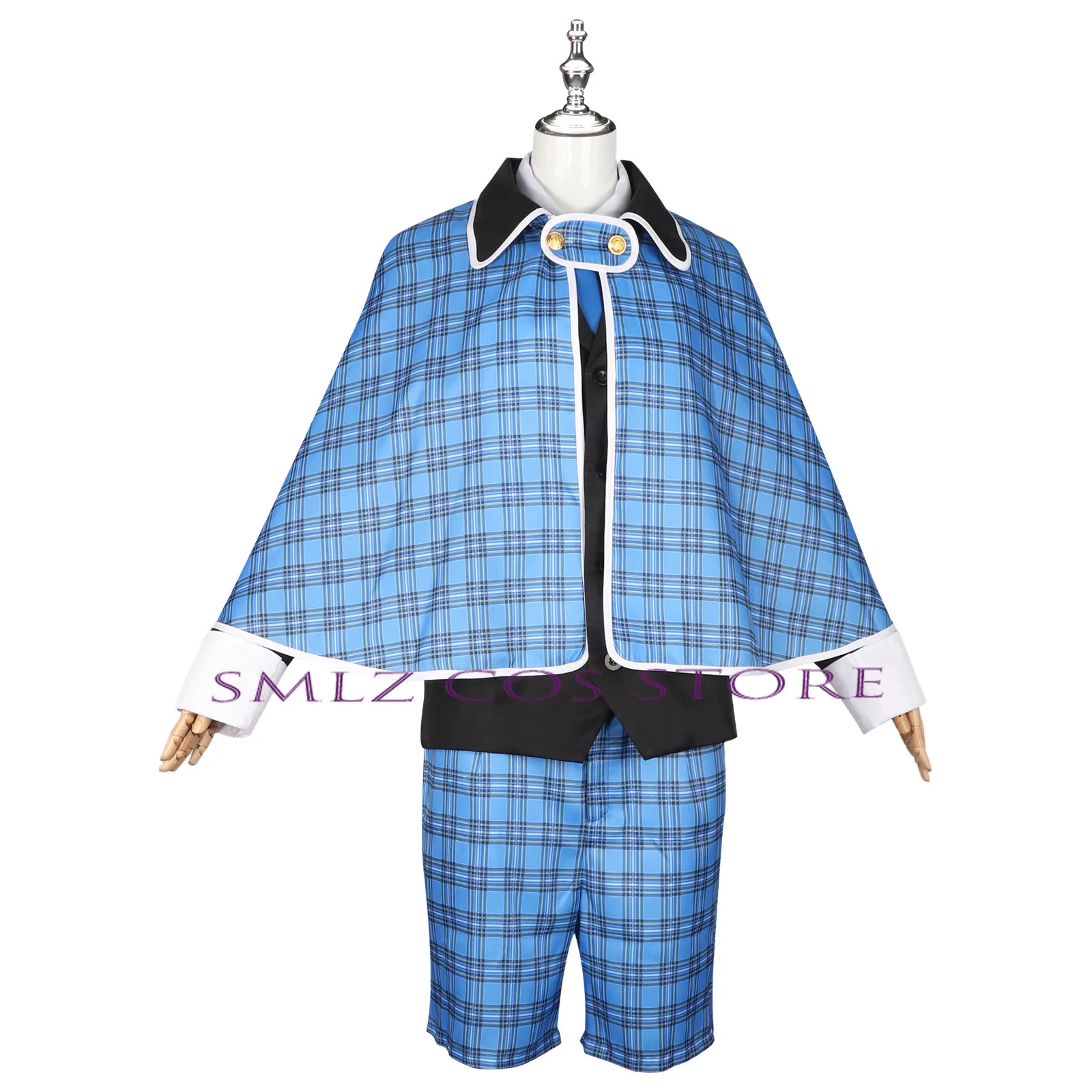 Anime Shugo Chara Cosplay King`s chair Hotori Tadase Costume Blue Uniform Cloak Hinamori Amu Wig Suit Party Outfit for Woman Man