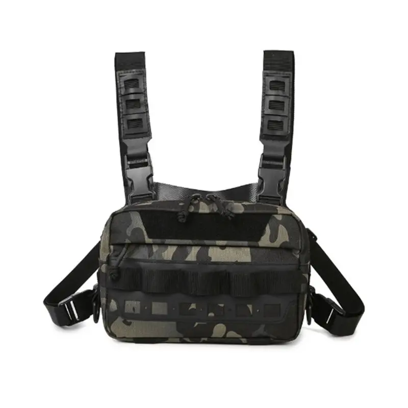 

Fishing Tackle Bag Chest Sling Pack Backpack Sports Waist Pack With Fishing Lures For Camping Hiking EDC