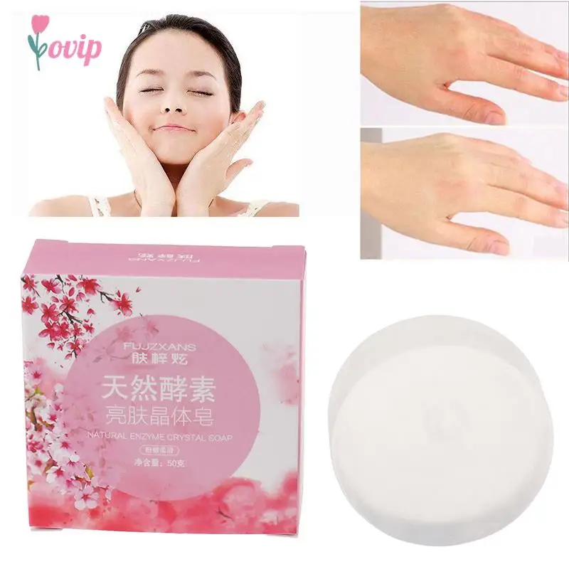 

1 PC Whitening Pure Enzyme Soap Face Body Skin Intimate Bleaching Brightening