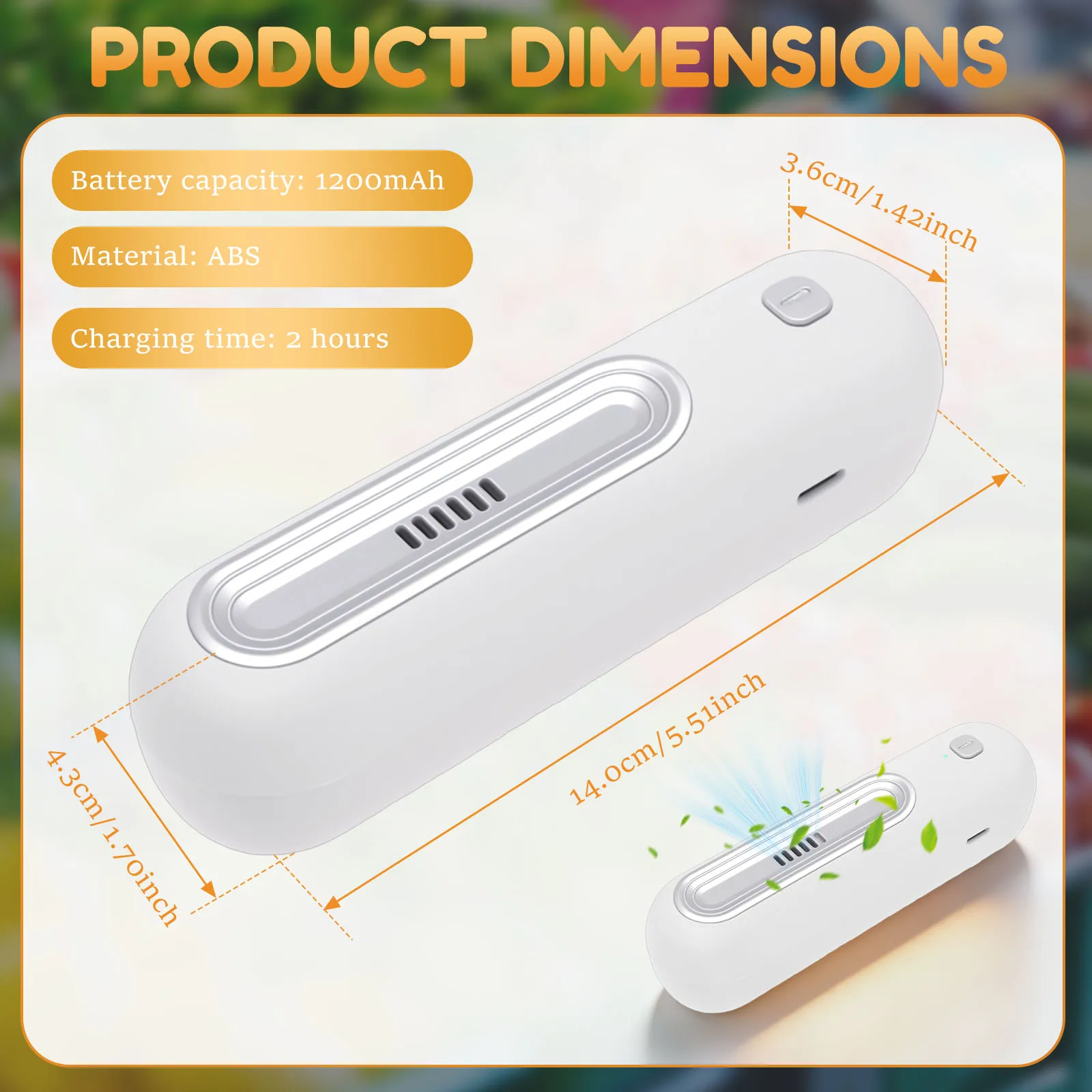 Refrigerator Deodorizer Air Purifier USB Charging Food Shelf Life Extender Remove Odor Remover Air Freshener for Toilet Car