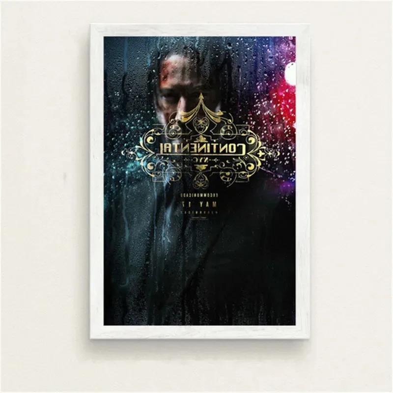 Nordic John Wick 3 Parabellum Vintage Classic Posters and Prints Canvas Painting on The Wall Pictures for Living Room No Frame