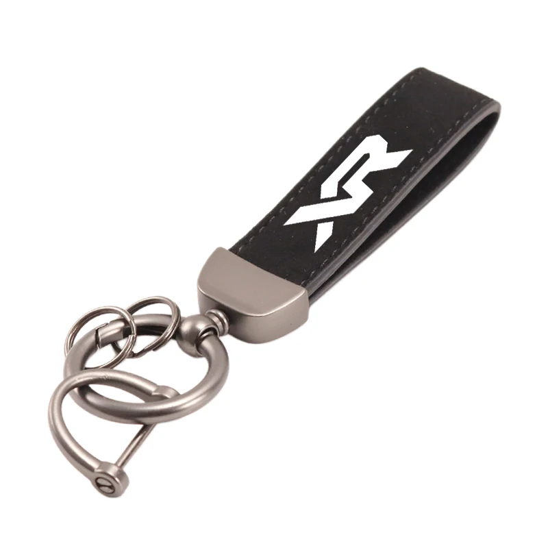 Leather Suede Motorcycle Keychain Zinc Alloy Keyrings Charm Styling For BMW F900XR S1000XR 900 S 1000 XR  Accessories