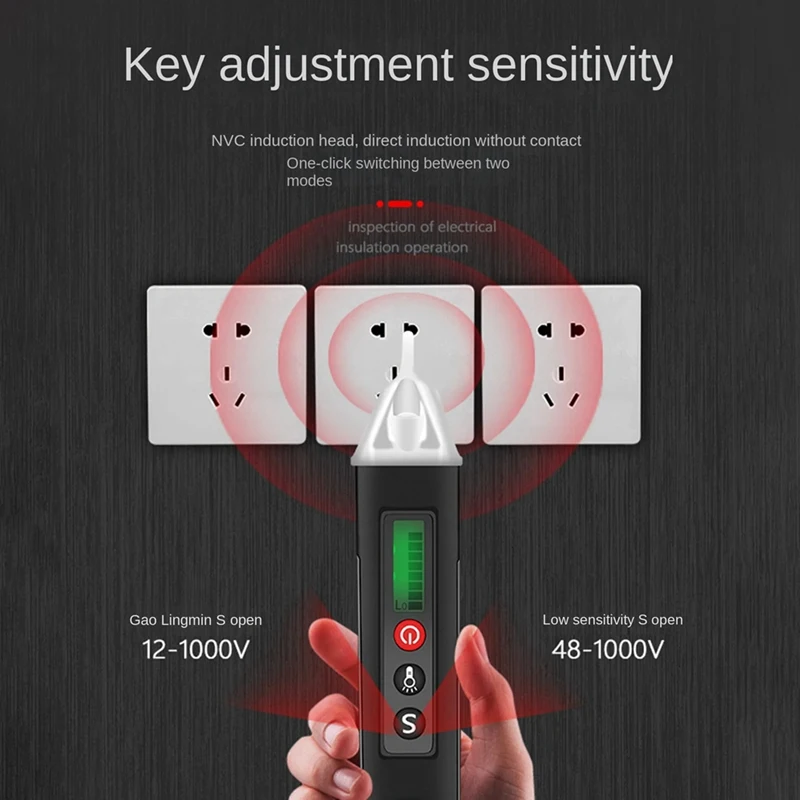 Penna elettrica per uso domestico penna elettrica a induzione elettricista multiuso ad alta precisione Check Breakpoint Zero Fire Line durevole